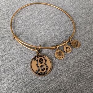 Gold Charm Bangle Bracelet